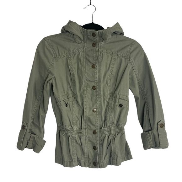 Nanette Lepore Lamour Military Anorak Utility Jacket M - Picture 3 of 8
